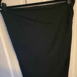 Torrid Black Knit Pencil Skirt